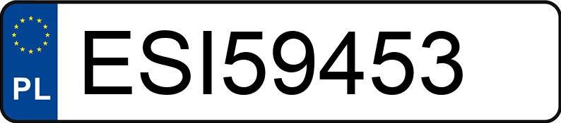 Numer rejestracyjny ESI 59453 posiada FORD TRANSIT - ESI59453
