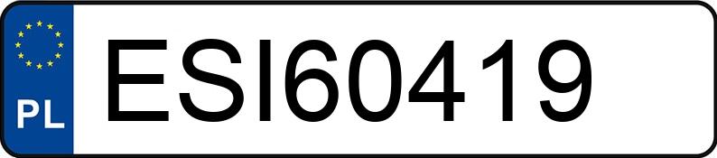 Numer rejestracyjny ESI 60419 posiada BMW 316i Kat. E36 316i Kat. E36 - ESI60419