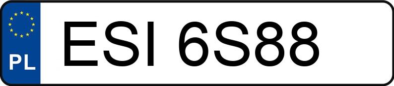 Numer rejestracyjny ESI 6S88 posiada KNAUS Deseo 400 1.5t TR - ESI6S88 Numer rejestracyjny ESI 6S88 posiada KNAUS Deseo 400 1.5t TR - ESI6S88