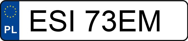 Numer rejestracyjny ESI 73EM posiada TOYOTA AVENSIS - ESI73EM Numer rejestracyjny ESI 73EM posiada TOYOTA AVENSIS - ESI73EM