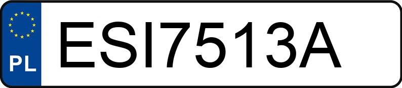 Numer rejestracyjny ESI 7513A posiada KIA RIO - ESI7513A Numer rejestracyjny ESI 7513A posiada KIA RIO - ESI7513A