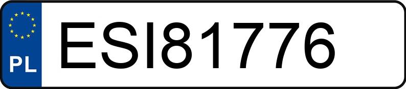 Numer rejestracyjny ESI 81776 posiada PEUGEOT RCZ - ESI81776