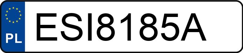 Numer rejestracyjny ESI 8185A posiada TOYOTA TOYOTA C-HR - ESI8185A