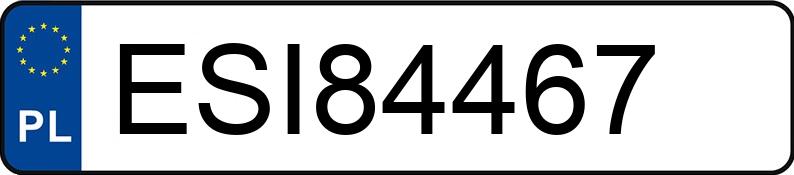 Numer rejestracyjny ESI 84467 posiada KIA CEE D - ESI84467