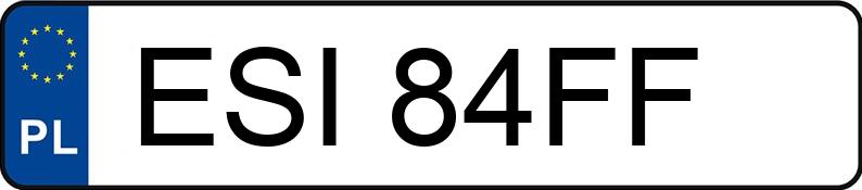 Numer rejestracyjny ESI 84FF posiada DAF FA LF55.220E15 - ESI84FF