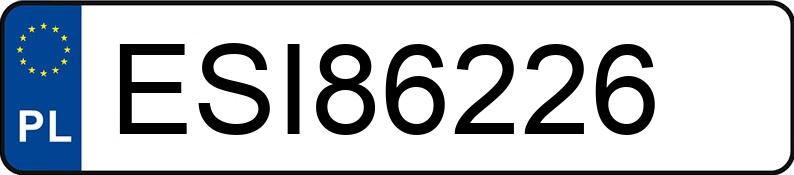 Numer rejestracyjny ESI 86226 posiada PEUGEOT 5008 - ESI86226 Numer rejestracyjny ESI 86226 posiada PEUGEOT 5008 - ESI86226