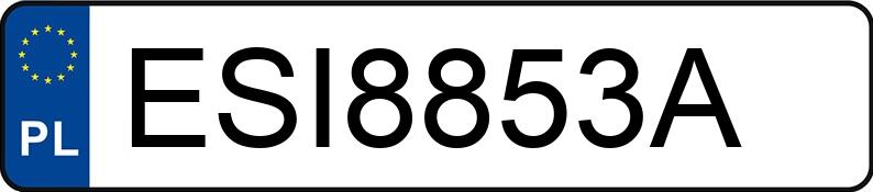 Numer rejestracyjny ESI 8853A posiada BMW 318 - ESI8853A Numer rejestracyjny ESI 8853A posiada BMW 318 - ESI8853A