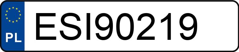 Numer rejestracyjny ESI 90219 posiada HONDA FR-V - ESI90219