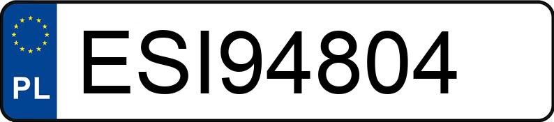 Numer rejestracyjny ESI 94804 posiada AUDI A4 - ESI94804 Numer rejestracyjny ESI 94804 posiada AUDI A4 - ESI94804