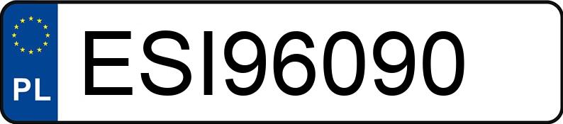 Numer rejestracyjny ESI 96090 posiada VOLKSWAGEN PASSAT - ESI96090