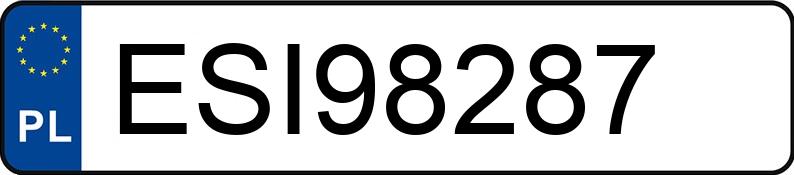 Numer rejestracyjny ESI 98287 posiada CITROEN C1 - ESI98287