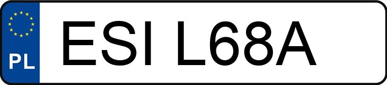 Numer rejestracyjny ESI L68A posiada BMW Enduro F 650 Kat - ESIL68A