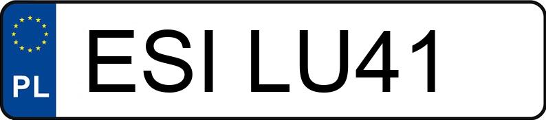 Numer rejestracyjny ESI LU41 posiada AUDI A4 A4 1.9 TDi Kat. MR`00 E3 8E - ESILU41 Numer rejestracyjny ESI LU41 posiada AUDI A4 A4 1.9 TDi Kat. MR`00 E3 8E - ESILU41