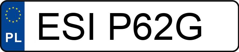 Numer rejestracyjny ESI P62G posiada HRD SM - ESIP62G