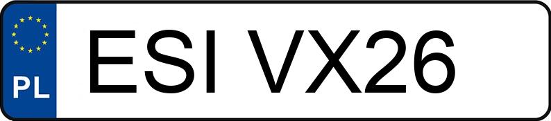 Numer rejestracyjny ESI VX26 posiada ZETOR 7211.2 - ESIVX26