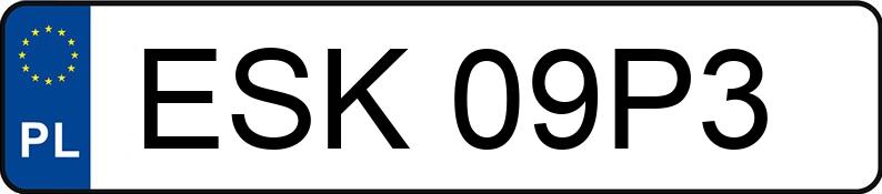 Numer rejestracyjny ESK 09P3 posiada URSUS 1201 - ESK09P3