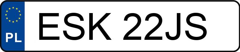 Numer rejestracyjny ESK 22JS posiada VOLKSWAGEN Polo III Variant SDI MR`94 E2 64 - ESK22JS