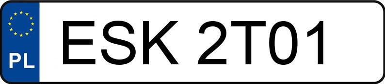 Numer rejestracyjny ESK 2T01 posiada FORD Focus 1.5 TDCi MR`15 E6 Trend Sport - ESK2T01 Numer rejestracyjny ESK 2T01 posiada FORD Focus 1.5 TDCi MR`15 E6 Trend Sport - ESK2T01