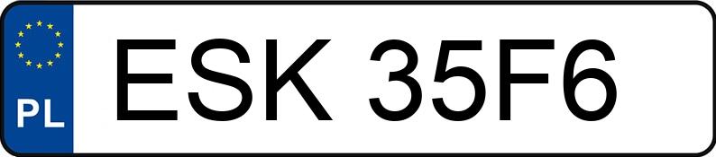 Il numero di registrazione ESK 35F6 ha MERCEDES-BENZ CL 63 AMG MR`06 E4 216 CL 63 AMG MR`06 E4 216 - ESK35F6