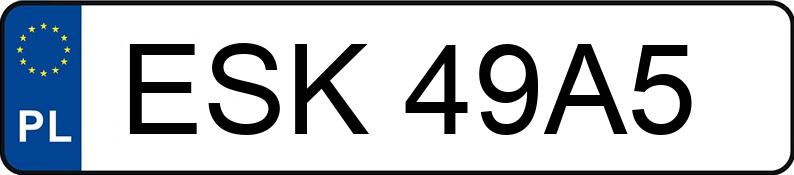 El número de registro ESK 49A5 tiene BMW 550i Gran Turismo Kat. MR`09 E5 F07 Steptronic - ESK49A5 El número de registro ESK 49A5 tiene BMW 550i Gran Turismo Kat. MR`09 E5 F07 Steptronic - ESK49A5