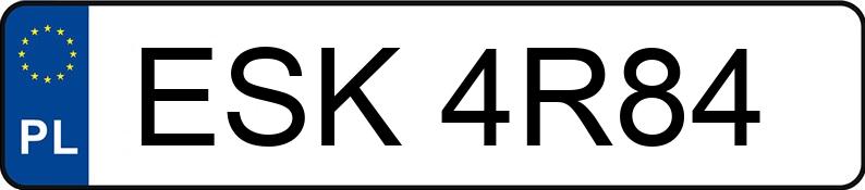 Numer rejestracyjny ESK 4R84 posiada OPEL CORSA-C - ESK4R84 Numer rejestracyjny ESK 4R84 posiada OPEL CORSA-C - ESK4R84