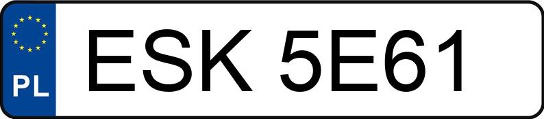 Numer rejestracyjny ESK 5E61 posiada OPEL Vectra C 2.2 MR`02 E3 Elegance - ESK5E61