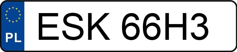 Numer rejestracyjny ESK 66H3 posiada SUBARU Crosstrek 2.0 e-Boxer MR`24 E6d Trend (EyeSight) Lineartronic - ESK66H3