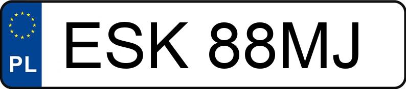 Numer rejestracyjny ESK88MJ posiada BMW 528i Kat. MR`95 E39 528i Kat. MR`95 E39