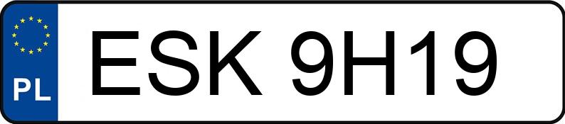 Numer rejestracyjny ESK 9H19 posiada FIAT Bravo II 1.6 M-jet MR`10 E5 Easy Dualogic - ESK9H19 Numer rejestracyjny ESK 9H19 posiada FIAT Bravo II 1.6 M-jet MR`10 E5 Easy Dualogic - ESK9H19