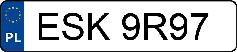 Numer rejestracyjny ESK 9R97 posiada BMW 745i Kat. MR`02 E3 E65/E66 Aut. - ESK9R97