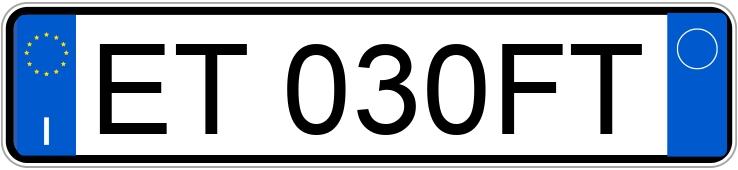 Numer rejestracyjny ET030FT posiada VOLKSWAGEN Golf 7a serie