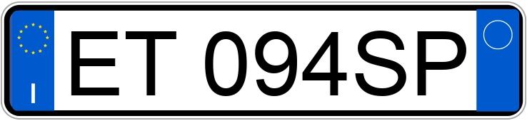Numer rejestracyjny ET094SP posiada VOLKSWAGEN Golf 7a serie Numer rejestracyjny ET094SP posiada VOLKSWAGEN Golf 7a serie