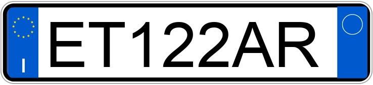 Numer rejestracyjny ET122AR posiada VOLKSWAGEN Polo 5a serie