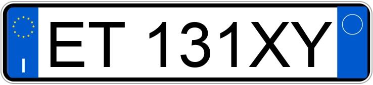 Numer rejestracyjny ET131XY posiada TOYOTA Yaris 3a serie