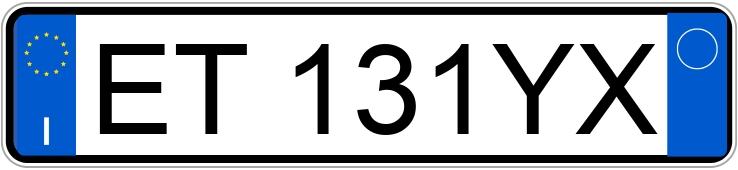 Numer rejestracyjny ET131YX posiada FORD Tourneo Custom 1a s