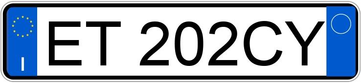 Numer rejestracyjny ET202CY posiada AUDI A3 3a serie Numer rejestracyjny ET202CY posiada AUDI A3 3a serie