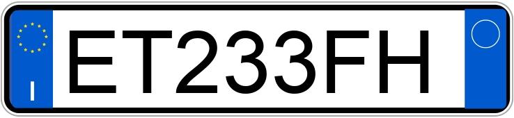 Numer rejestracyjny ET233FH posiada ALFA ROMEO Giulietta