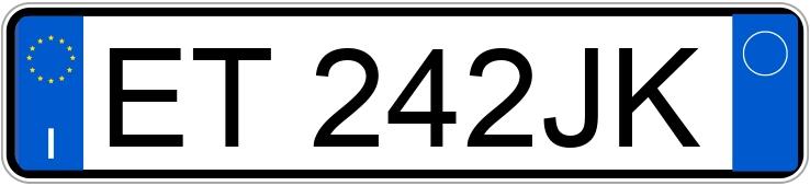 Numer rejestracyjny ET242JK posiada MAZDA CX-5 1a serie