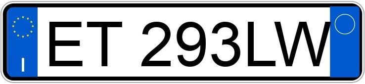 Numer rejestracyjny ET293LW posiada LANCIA Ypsilon 3a serie Numer rejestracyjny ET293LW posiada LANCIA Ypsilon 3a serie
