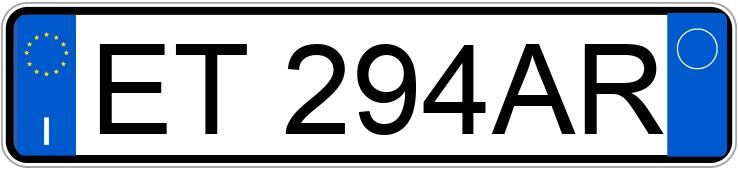 Numer rejestracyjny ET294AR posiada TOYOTA Aygo 1a serie