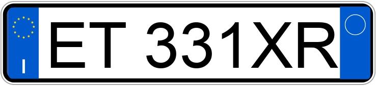 Numer rejestracyjny ET331XR posiada FIAT Freemont
