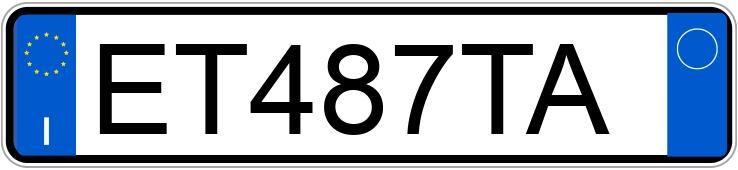 Numer rejestracyjny ET487TA posiada FIAT Panda 3a serie Numer rejestracyjny ET487TA posiada FIAT Panda 3a serie