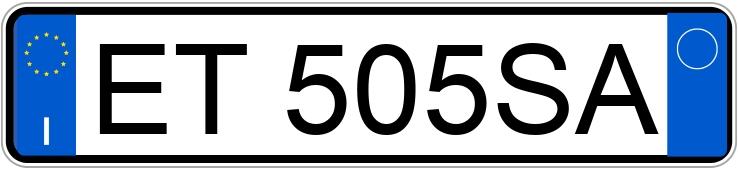 Numer rejestracyjny ET505SA posiada HYUNDAI ix35