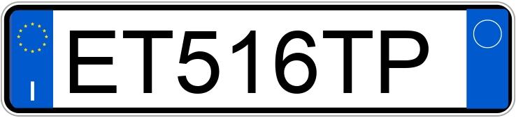 Numer rejestracyjny ET516TP posiada TOYOTA Auris 2a serie