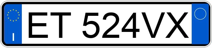 Numer rejestracyjny ET524VX posiada VOLKSWAGEN Golf 7a serie