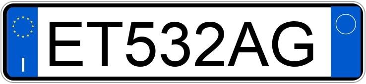 Numer rejestracyjny ET532AG posiada NISSAN Qashqai 1a serie