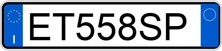 Numer rejestracyjny ET558SP posiada AUDI Q3