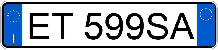 Numer rejestracyjny ET599SA posiada DACIA Dokker