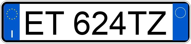 Numer rejestracyjny ET624TZ posiada FIAT 500