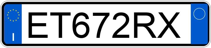 Numer rejestracyjny ET672RX posiada OPEL Zafira 3a serie Numer rejestracyjny ET672RX posiada OPEL Zafira 3a serie